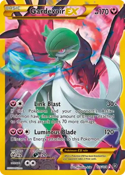 Gardevoir EX Secret Pokemon card from Steam Siege