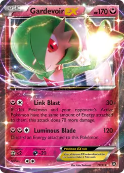 Gardevoir EX Pokemon card from Steam Siege