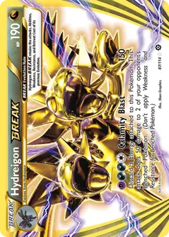 Hydreigon BREAK Pokemon card from Steam Siege
