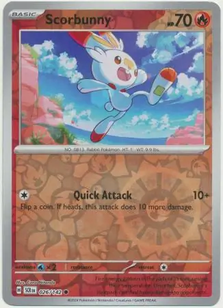 Scorbunny Reverse Holo
