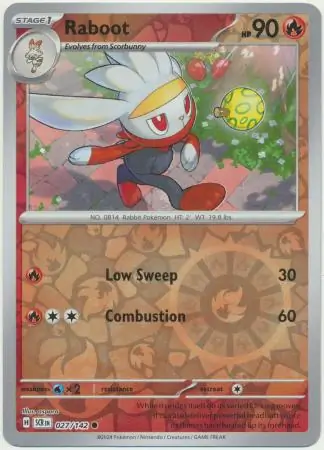 Raboot Reverse Holo