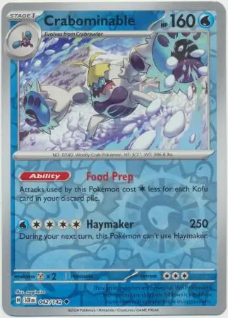 Crabominable Reverse Holo