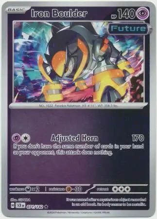 Iron Boulder Reverse Holo