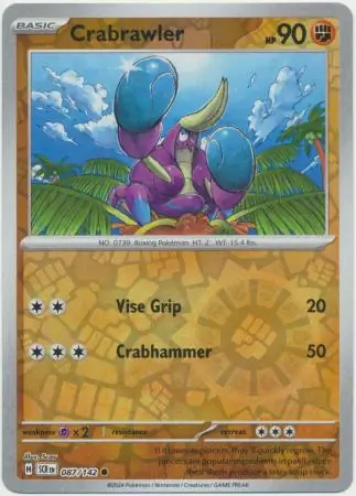 Crabrawler Reverse Holo