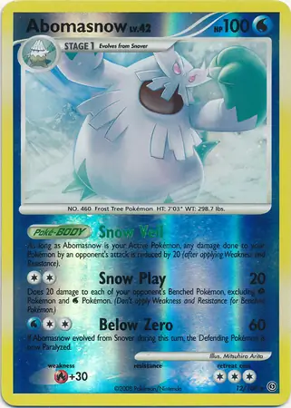 Abomasnow Reverse Holo