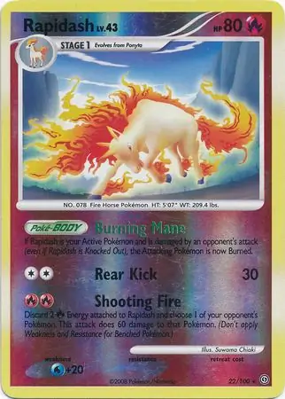 Rapidash Reverse Holo
