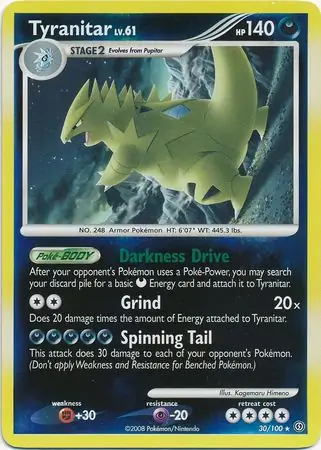Tyranitar Reverse Holo