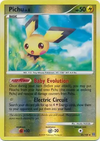 Pichu Reverse Holo