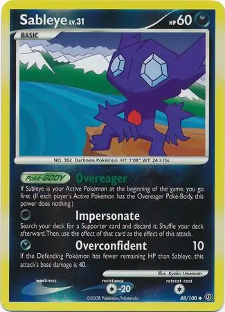 Sableye Reverse Holo
