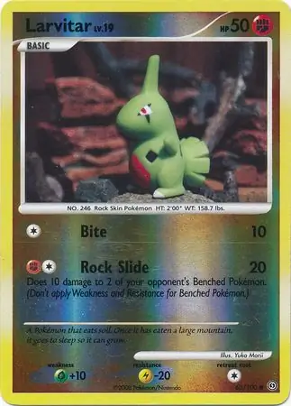 Larvitar Reverse Holo