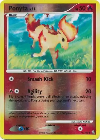 Ponyta Reverse Holo