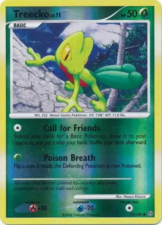 Treecko Reverse Holo