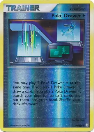 Poke Drawer + Reverse Holo