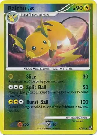 Raichu Reverse Holo