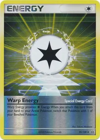 Warp Energy Reverse Holo Pokemon card from Stormfront