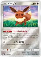 Eevee Pokemon card from Strength Expansion Pack Sun & Moon