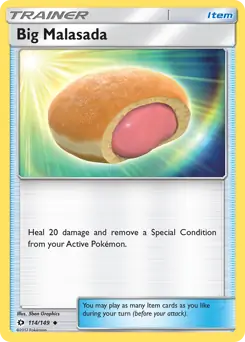 Big Malasada Pokemon card from Sun & Moon