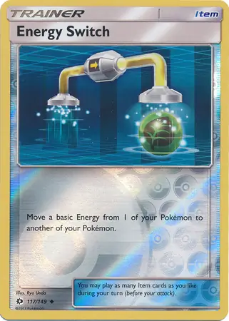 Energy Switch Reverse Holo Pokemon card from Sun & Moon