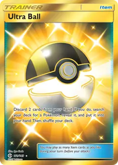 Ultra Ball Secret Pokemon card from Sun & Moon