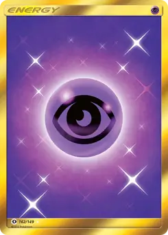 Psychic Energy Secret Pokemon card from Sun & Moon