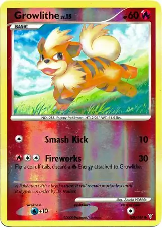 Growlithe Reverse Holo