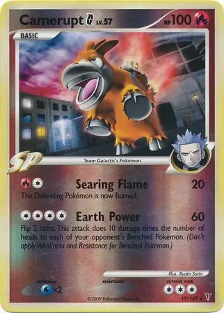 Camerupt G Reverse Holo