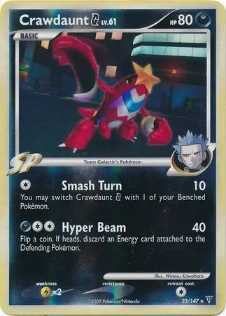 Crawdaunt G Reverse Holo