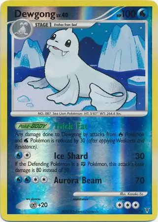 Dewgong Reverse Holo