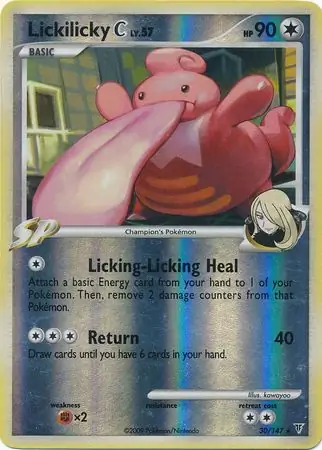 Lickilicky C Reverse Holo Pokemon card from Supreme Victors