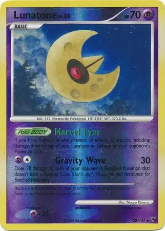 Lunatone Reverse Holo