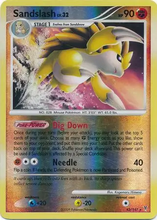 Sandslash Reverse Holo