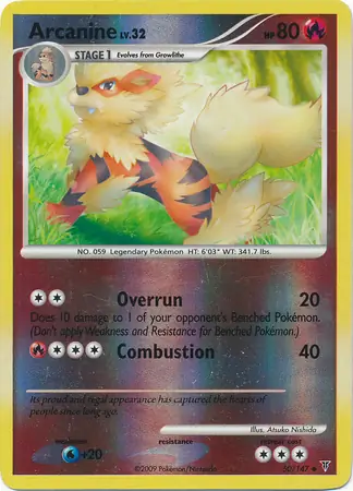 Arcanine Reverse Holo