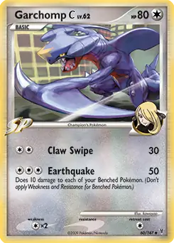 Garchomp C Pokemon card from Supreme Victors
