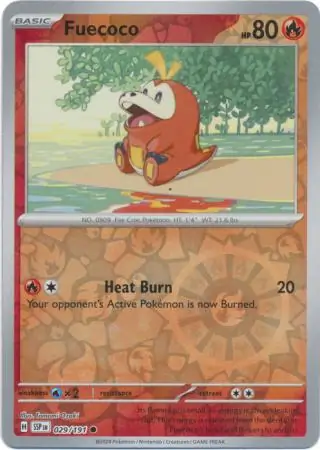 Fuecoco Reverse Holo