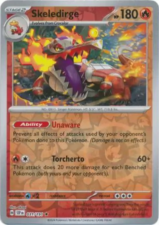 Skeledirge Reverse Holo