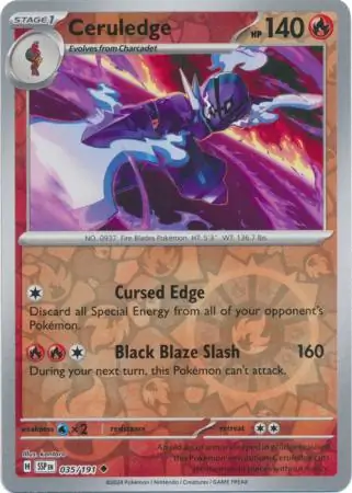 Ceruledge Reverse Holo