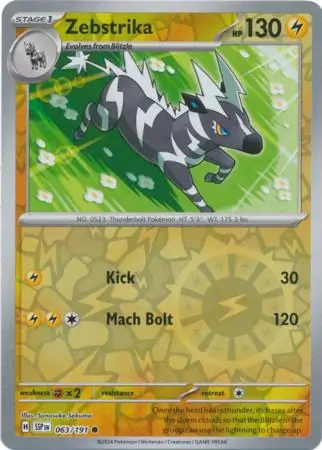 Zebstrika Reverse Holo
