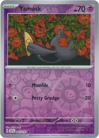 Yamask Reverse Holo