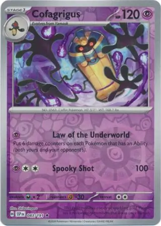 Cofagrigus Reverse Holo