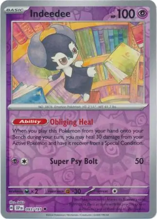 Indeedee Reverse Holo