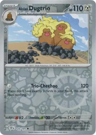 Alolan Dugtrio Reverse Holo