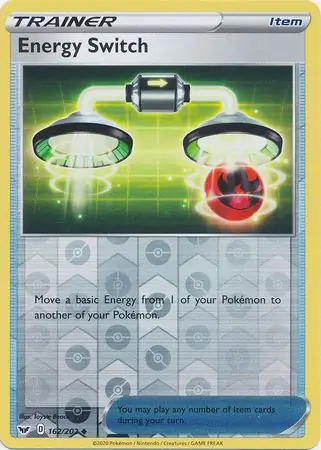 Energy Switch Reverse Holo Pokemon card from Sword & Shield