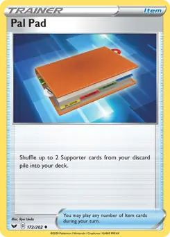 Pal Pad Pokemon card from Sword & Shield