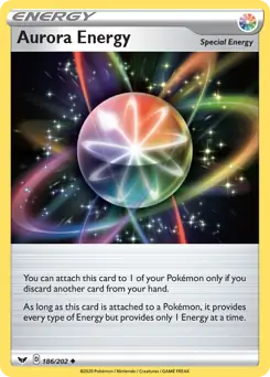 Aurora Energy Pokemon card from Sword & Shield