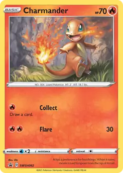 Charmander Pokemon card from Sword & Shield Promo