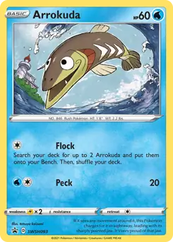 Arrokuda Pokemon card from Sword & Shield Promo
