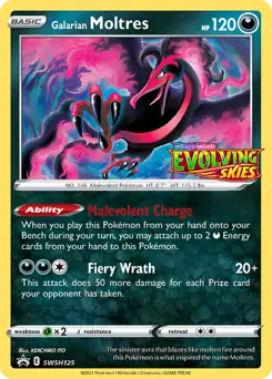Galarian Moltres Prerelease