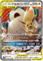 Eevee & Snorlax GX Pokemon card from Tag Bolt