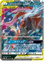 Greninja & Zoroark GX Pokemon card from Tag Team GX All Stars