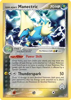 Team Aqua's Manectric Holo